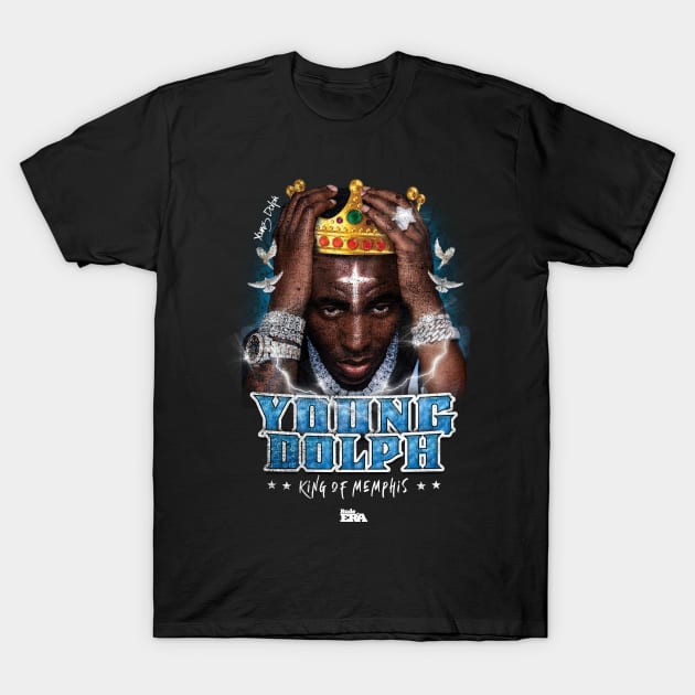 Young Dolph King of Memphis T-Shirt by BangHolla